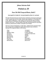 Prelude No. 12 Concert Band sheet music cover Thumbnail